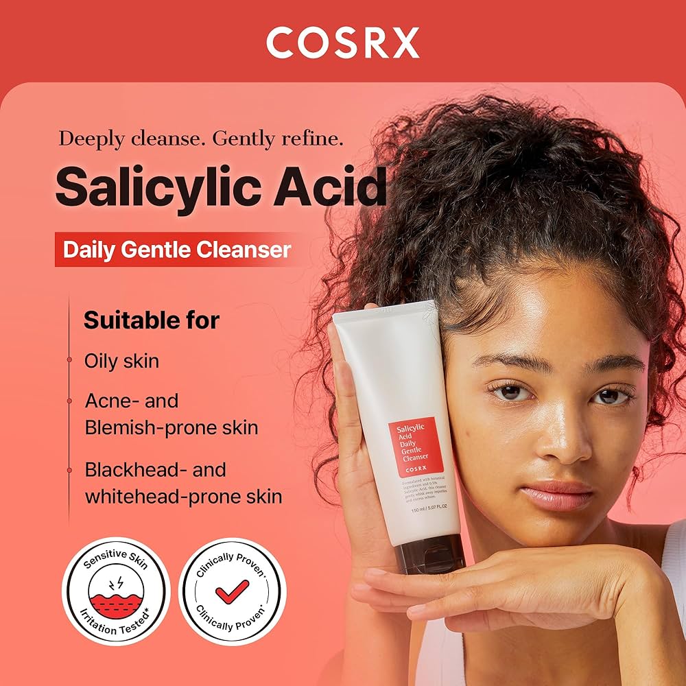 COSRX SALYCYLIC ACID DAILY GENTLE CLENSER 150ML - Image 4