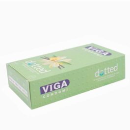 VIGA CONDOM DOTTED VANILLA 3S