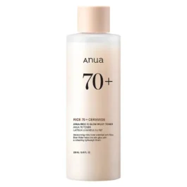 ANUA 70+RICE CERAMIDE GLOW MILKY TONER 250ML