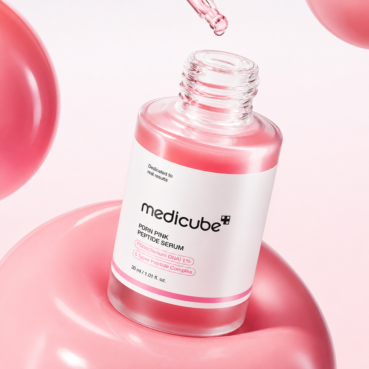 MEDICUBE PDRN PINK PEPTIDE SERUM 30ML - Image 4