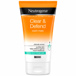 NEUTROGENA CLEAR & DEFEND WASH MASK-150ML