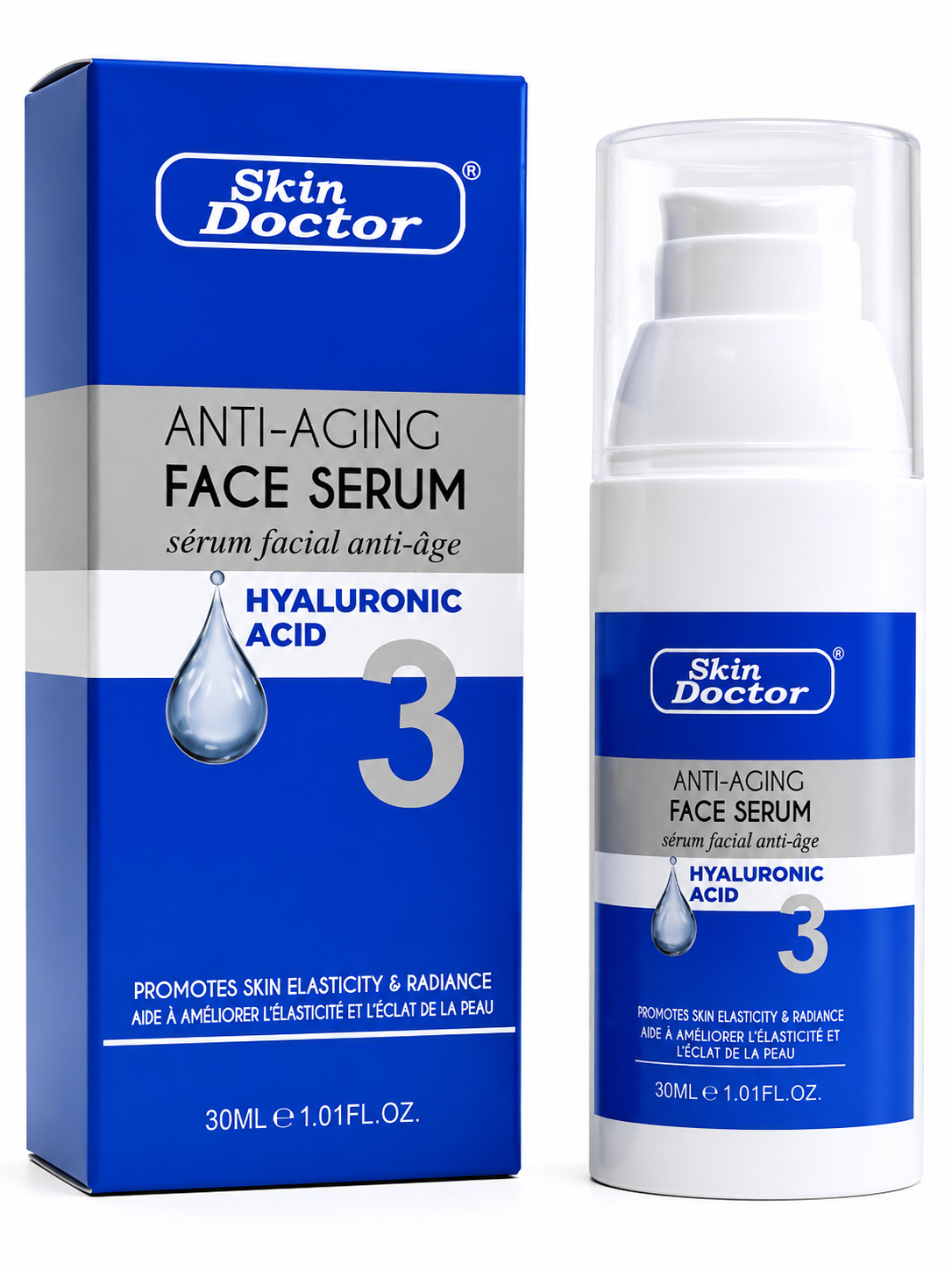 SKIN DOCTOR ANTI AGING FACE SERUM HYALURONIC ACID 30ML - Image 2
