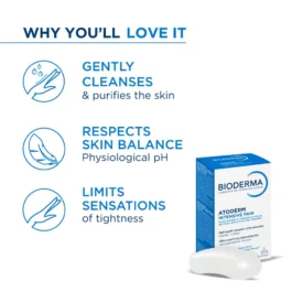 BIODERMA ATODERM INTENSIVE PAIN CLEANSING BAR 150G