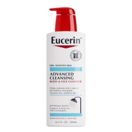 EUCERIN ADVANCED CLEANSING BODY AND FACE CLEANSER 500ML