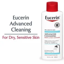 EUCERIN ADVANCED CLEANSING BODY AND FACE CLEANSER 500ML