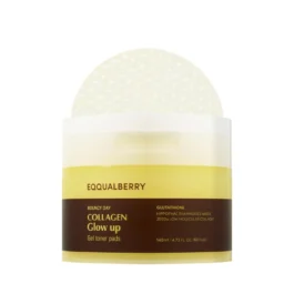 EQQUALBERRY COLLAGEN GLOW UP GEL TONER PADS (140ML/60PADS)