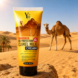 YC SUNSCREEN UV PROTECTION CAMEL MILK CREAM 100ML