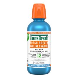 THERA BREATH ORAL RINSE ICE MINT 473ML