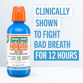 THERA BREATH ORAL RINSE ICE MINT 473ML