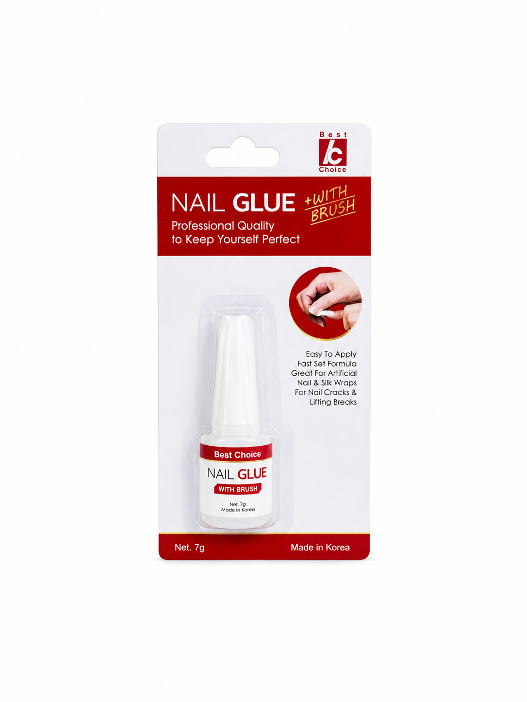 BEST CHOICE NAIL GLUE OFFER PACK 7G*2