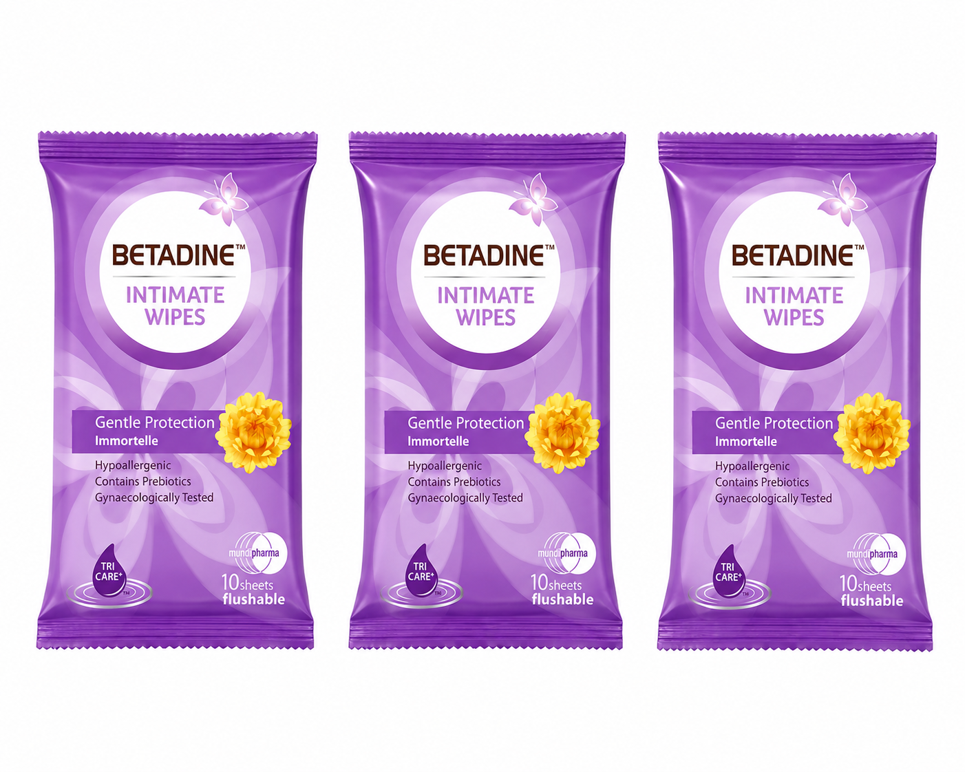 BETADINE INTIMATE WIPES OFFER PACK-PACK OF 3 - Image 2