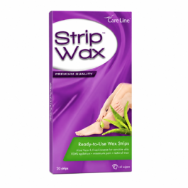 CARELINE WAX STRIP ALOEVERA 20S
