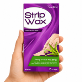 CARELINE WAX STRIP ALOEVERA 20S