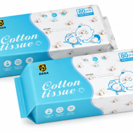 DADA COTTON TISSUES KIDS 80S-OFFER PACK 80S*2