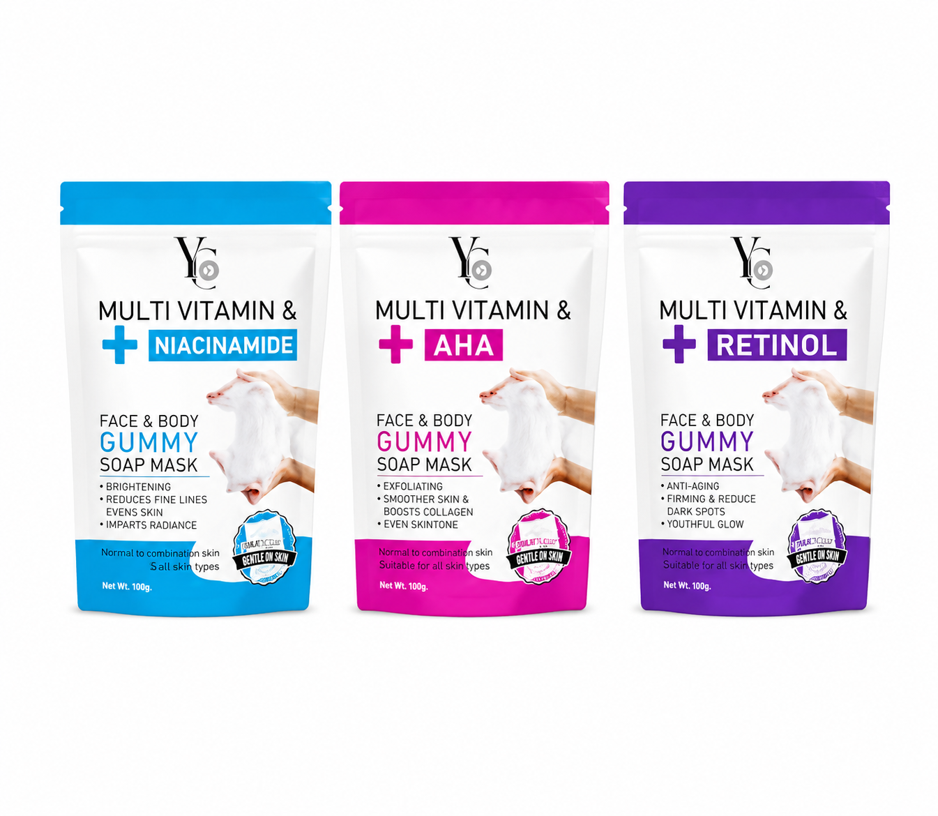 YC MULTIVITAMIN GUMMY SOAP OFFER PACK-PACK OF 2
