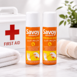 SAVOY ANTISEPTIC BURN RELIEF SPRAY 50ML OFFER PACK -PACK OF 2