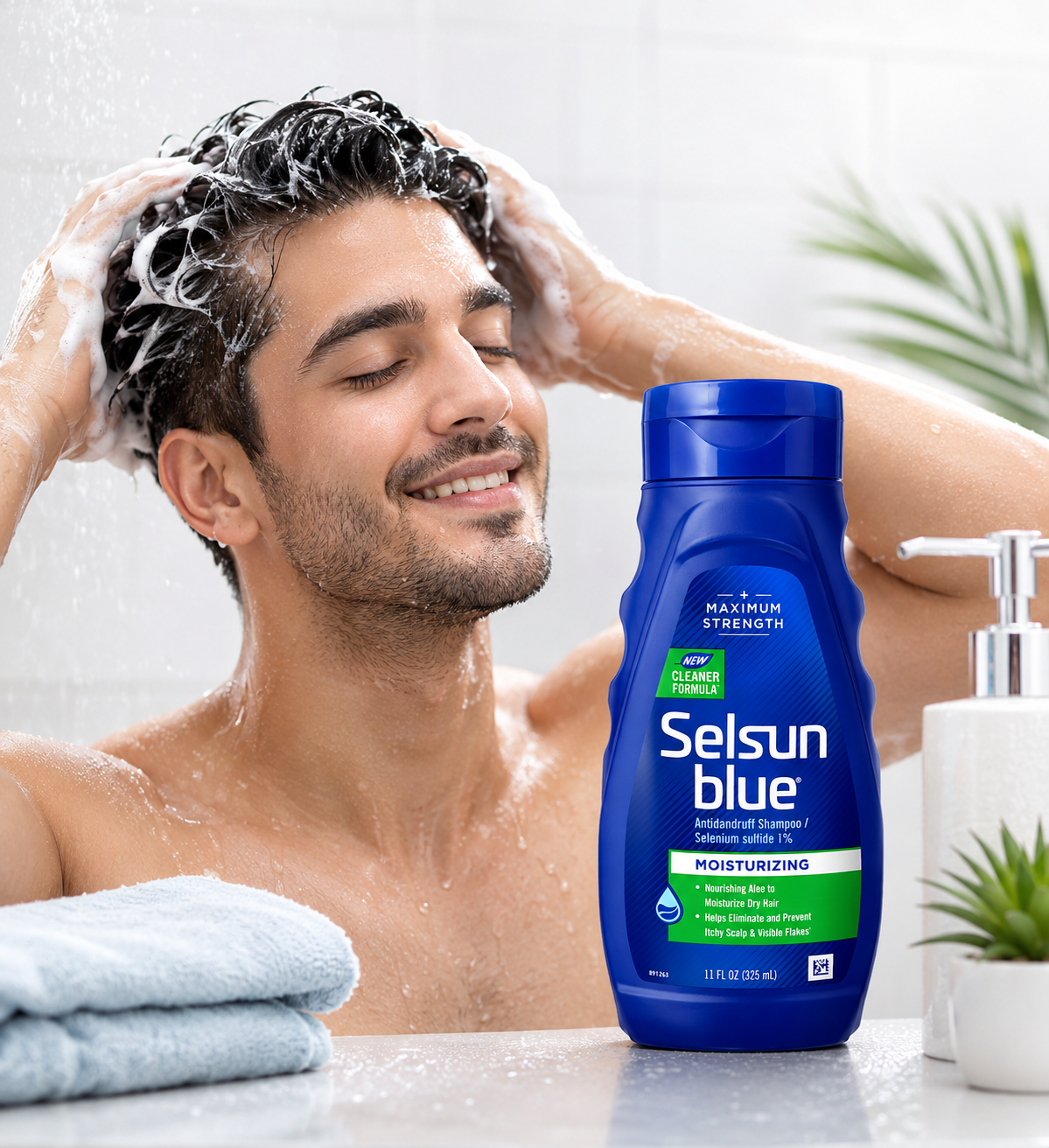 SELSUN BLUE ANTIDANDRUFF SHAMPOO 325ML - Image 2