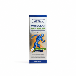 SKIN DOCTOR MUSCULAR HOT MASSAGE PAIN RELIEF SPRAY OFFER PACK 40ML-PACK OF 2