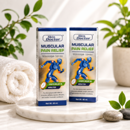 SKIN DOCTOR MUSCULAR HOT MASSAGE PAIN RELIEF SPRAY OFFER PACK 40ML-PACK OF 2