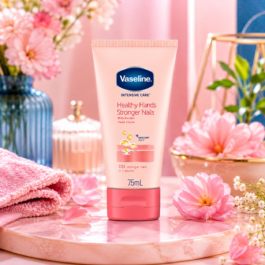 VASELINE INTENSIVE CARE HEALTHY HANDS STRONGER NAILS CREAM