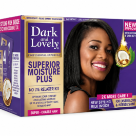 DARK & LOVELY MOISTURE PLUS NO-LYE RELAXER KIT