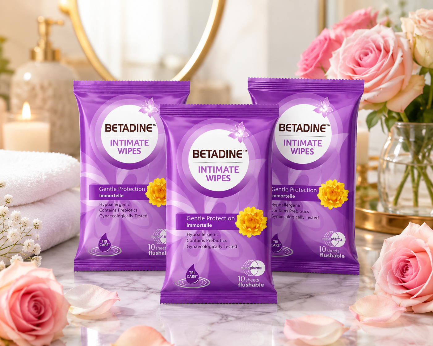 BETADINE INTIMATE WIPES OFFER PACK-PACK OF 3 - Image 2