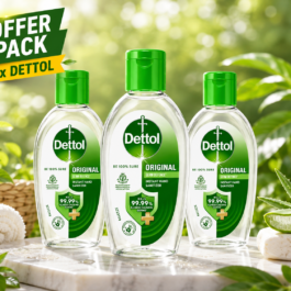 DETTOL HAND SANITIZER 47ML OFFER PACK -PACK OF 6