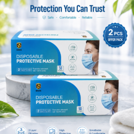 DADA PROTECTIVE MASK 50S BLUE OFFER PACK-PACK OF 2